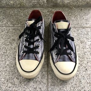 CONVERSE X MISSONI Grey Low-Top Chuck Taylor Canvas Sneakers